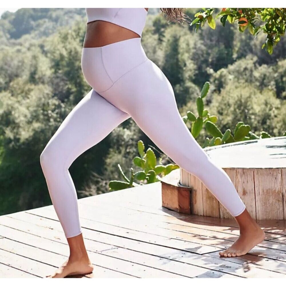 Free People Light Lavender Maternity High-Waist Leggings